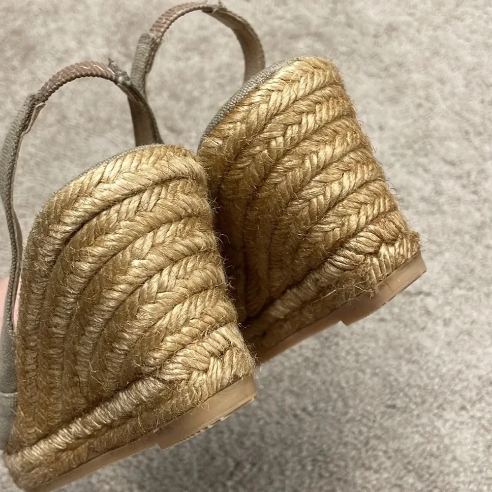 Viscata Calella Canvas Wedges in Tan EU 36